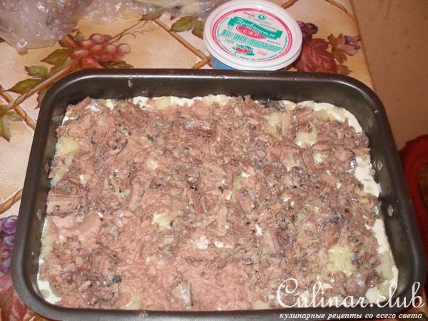 Рыбный пирог на скорую руку