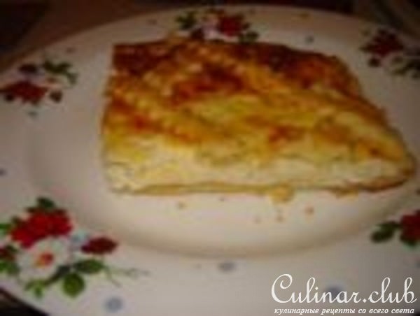 Пирог с курицей в сметане