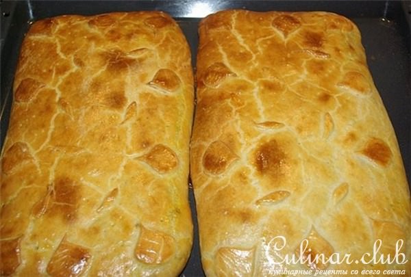 Сочный капустный пирог с куриным фаршем