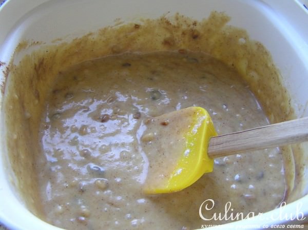 Яблочный пирог с кедровыми орешками