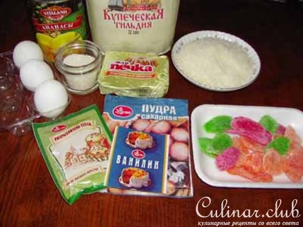 Кексы ананасовые