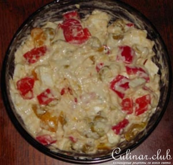 Маффины с паприкой, оливками и сыром
