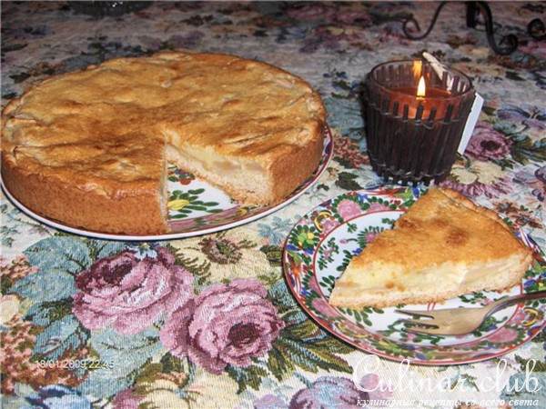 Пирог "Яблоки в сметане" (вариант)
