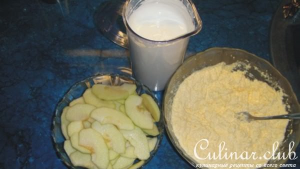 Пирог из творога и яблок “ДАМСКИЙ КАПРИЗ”.