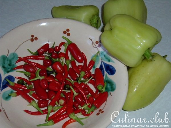 Маринованый перец (острый)