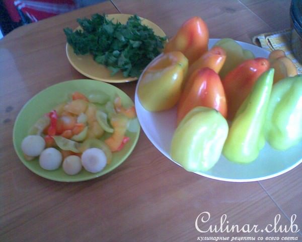 Перец фаршированный маринованный