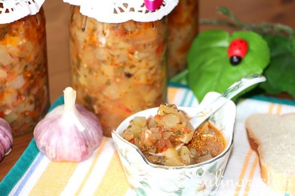 Закуска из патиссонов на зиму (невероятно вкусная штука)