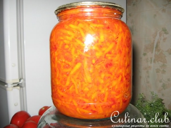 МОРКОВНАЯ ЗАПРАВКА-САЛАТ