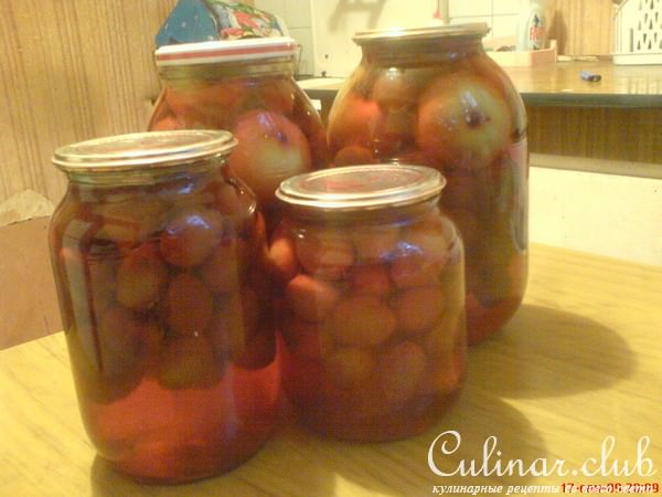 Яблочно-сливовый компот