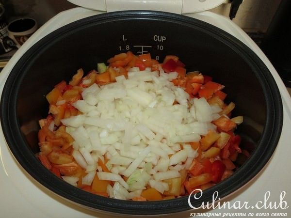 Салат из цукини и болгарского перца на зиму (Мультиварка)