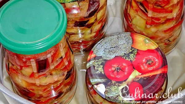 Баклажаны острые, маринованные (заготовки на зиму)