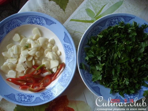 баклажаны с овощами