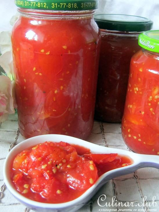 Ленивая томатная заготовка (мультиварка)