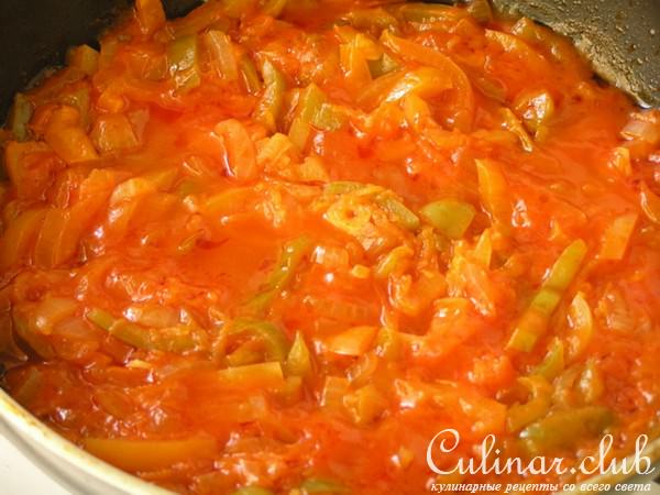 Закуска из баклажан со сладким перцем