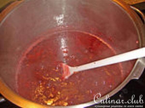 Сливовый пикантный соус к мясу на зиму.