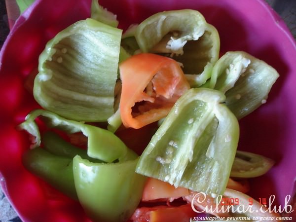 баклажаны с овощами