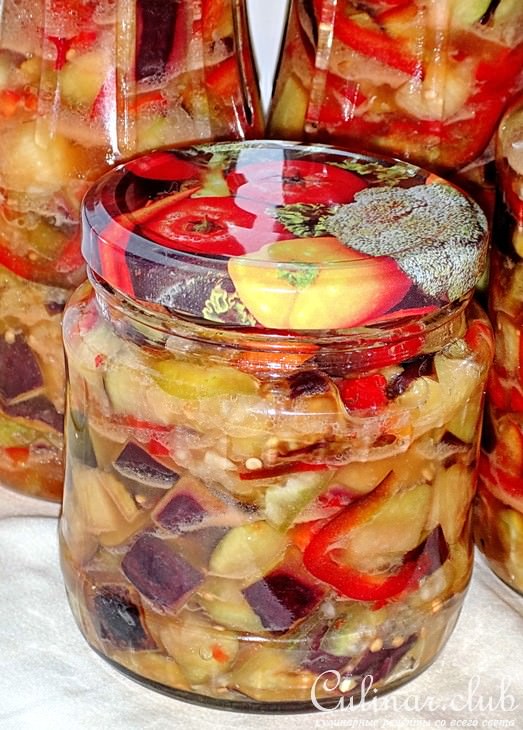 Баклажаны острые, маринованные (заготовки на зиму)
