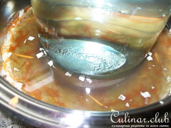 Капуста маринованная и вариант винегрета из неё