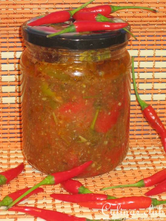 Закуска из острого перца.