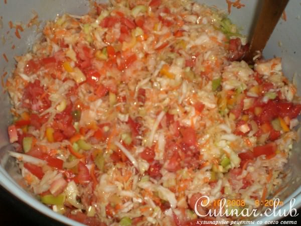 Салат с капустой
