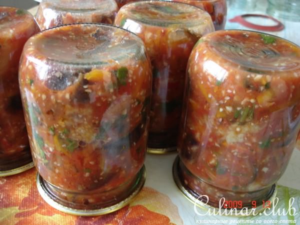 баклажаны в аджике(вариант)
