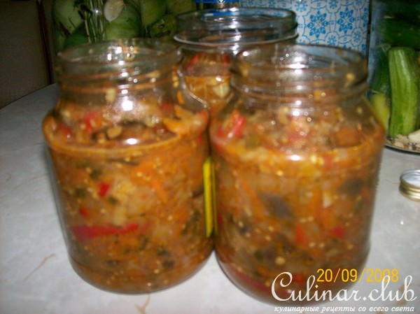 Икра баклажанно-кабачковая