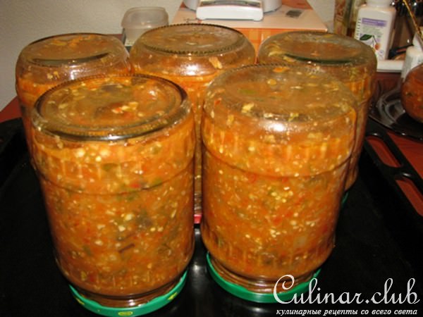 Аджика с баклажанами !