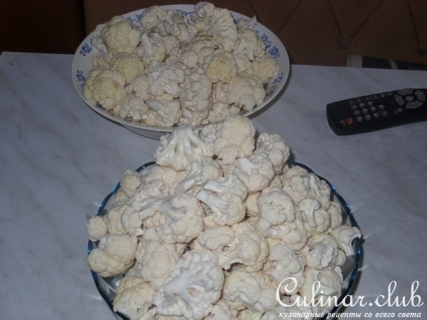 Маринованная цветная капуста (вариант)