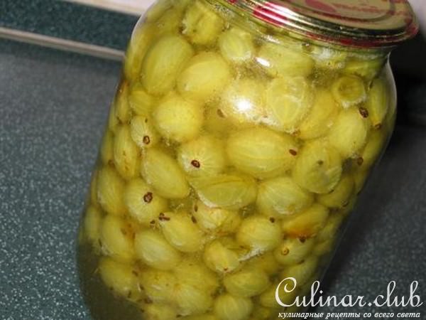 крыжовник в собственном соку с сахаром