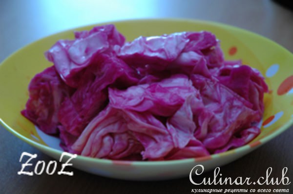 Капуста красная (маринованная)