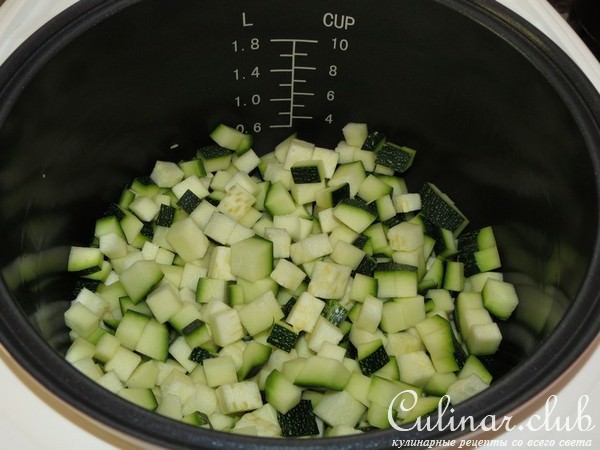 Салат из цукини и болгарского перца на зиму (Мультиварка)