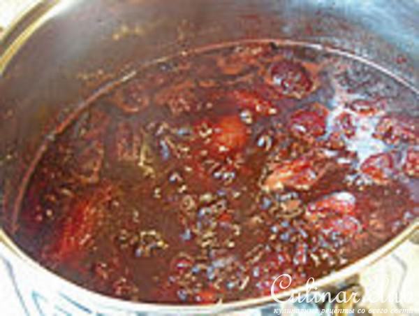 Сливовый пикантный соус к мясу на зиму.