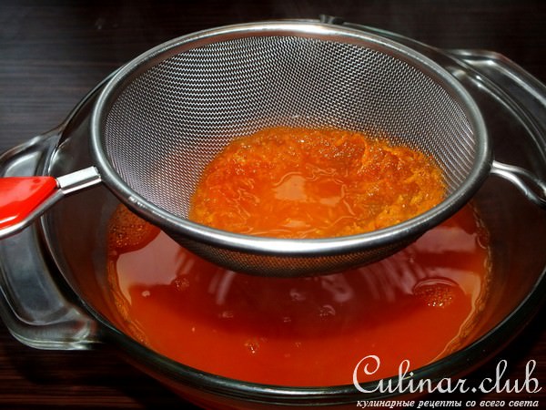 Морковное желе