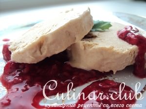       (Iced ceylon tea mousse)